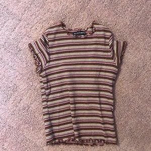 Brandy Melville T-shirt with lettuce edges